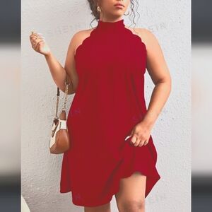 Woman's 2xl red  shein Frenchy style drees!!!